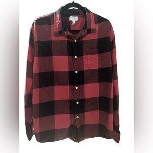 Arizona Jean Company Red and Black Checkered Shirt